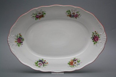 Oval dish 40cm Verona Meissen bouquet ACL č.1