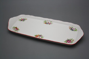 Tray square 37cm Verona Meissen bouquet ACL