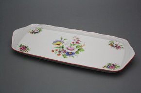 Tray square 37cm Verona Meissen bouquet GCL