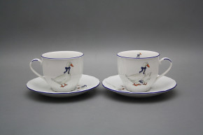 Cup high 0,18l with saucer Verona Geese ML