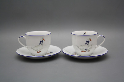 Cup high 0,18l with saucer Verona Geese ML č.1