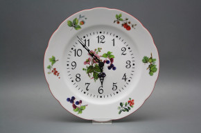 Plate clock Rose Forest berries FCL