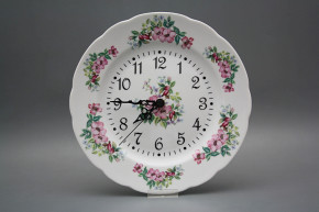 Plate clock Rose Country lane FBB