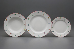 Plate set Rose Sprays 24-piece ACL