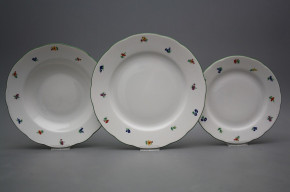 Plate set Rose Sprays 24-piece AZL