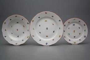 Plate set Rose Sprays 36-piece BCL