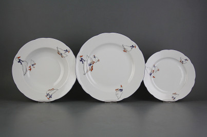 Plate set Rose Geese 12-piece CML č.1