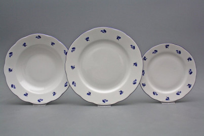 Plate set Rose Meadow flowers Sprays 36-piece AML č.1