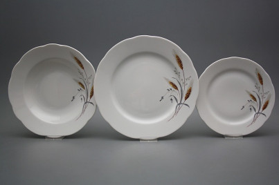 Plate set Rose Corn 18-piece HBB č.1