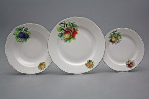 Plate set Rose Fruits 18-piece DZL