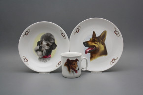 Dinning set Dogs VARIOUS MOTIVES BB