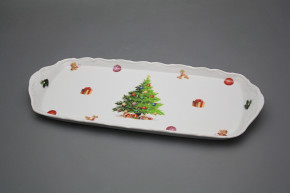 Tray square 37cm Verona Christmas Tree JBB