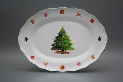 Oval dish 36cm Verona Christmas Tree JZL č.1