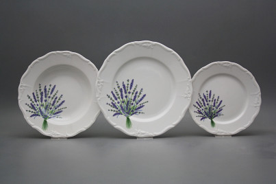 Plate set Marie Louise Lavender 12-piece HBB č.1