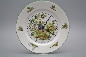 Plate clock Rose Partridge FZL