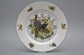 Plate clock Rose Capercaillie FZL