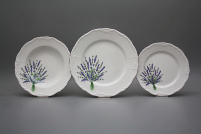 Plate set Marie Louise Lavender 24-piece HFL č.1