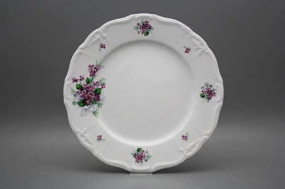 Flat round dish 30cm Marie Louise Sweet violets KBB č.1