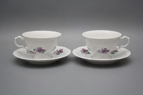 Tea cup 0,16l and saucer Maria Louise Sweet violets BB