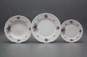 Plate set Marie Louise Sweet violets 24-piece KBB