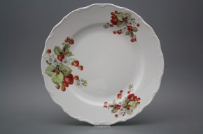 Flat round dish 31cm Verona Strawberries CBB