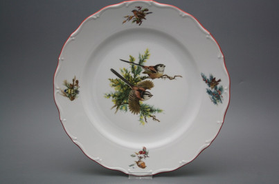 Flat round dish 31cm Verona Birds GCL č.1