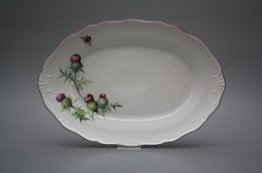 Oval dish 32cm Verona Thistle RL