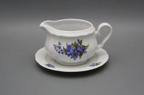 Sauceboat 0,5l with saucer Rose Forget-me-not BB