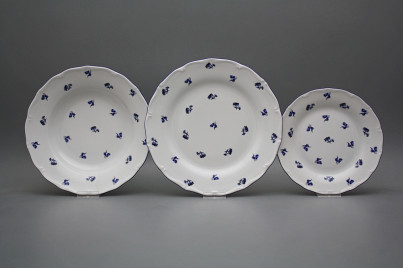 Plate set Verona Meadow flowers Sprays 12-piece BBB č.1