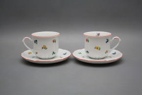 Cup high 0,16l with saucer Rose Sprays CL