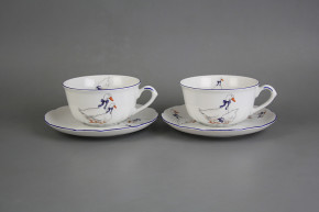 Cup low 0,18l with saucer Rose Geese ML