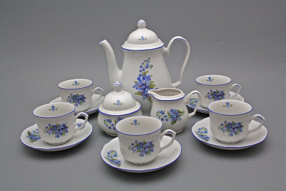 Coffee set Rose Forget-me-not 15-piece AL č.1