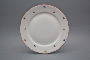 Flat round dish 30cm Rose Sprays ACL