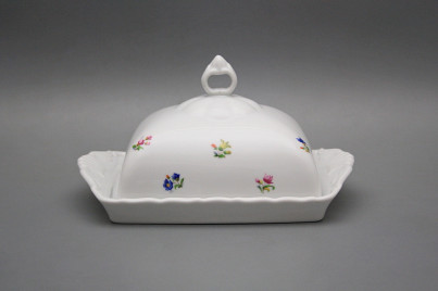 Butter dish square Verona Flower sprays BB č.1