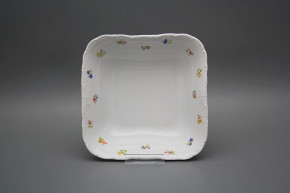 Dish square 19cm Verona Flower sprays ABB