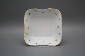 Dish square 19cm Verona Flower sprays AGL