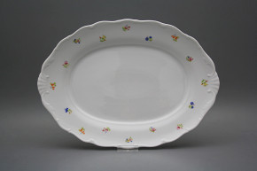 Oval dish 36cm Verona Flower sprays ABB