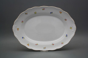 Oval dish 36cm Verona Flower sprays AGL