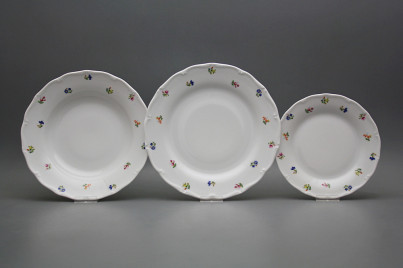 Plate set Verona Flower sprays 12-piece ABB č.1