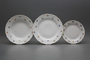 Plate set Verona Flower sprays 12-piece AGL