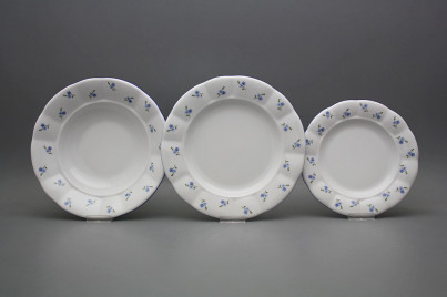 Plate set Benedikt Forget-me-not Sprays 12-piece AAL č.1