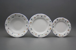 Plate set Benedikt Sprays 12-piece AAL