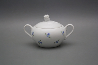 Sugar bowl 0,3l with handles Rokoko Forget-me-not Sprays BB č.1