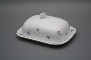 Butter dish big Rokoko Forget-me-not Sprays BB