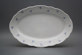 Oval dish 35cm Rokoko Forget-me-not Sprays ABB