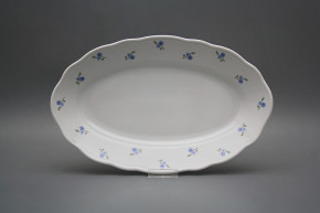 Oval dish 31cm Rokoko Forget-me-not Sprays ABB