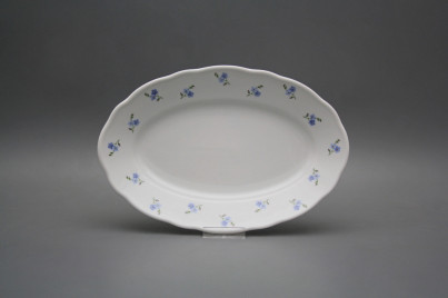 Oval dish 24cm Rokoko Forget-me-not Sprays ABB č.1