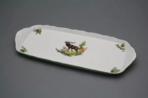 Tray square 37cm Verona Roaring deer GZL