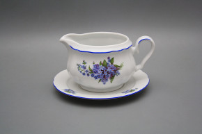 Sauceboat 0,5l with saucer Rose Forget-me-not AL