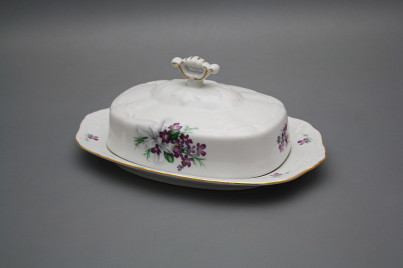 Butter dish Marie Louise Sweet violets GL č.1